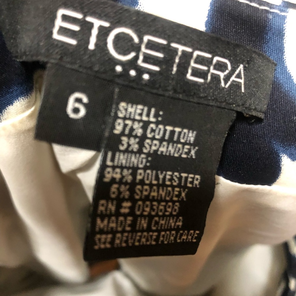 Beautiful Blues Circle Design Etcetera Midi Dress - Picture 8 of 8